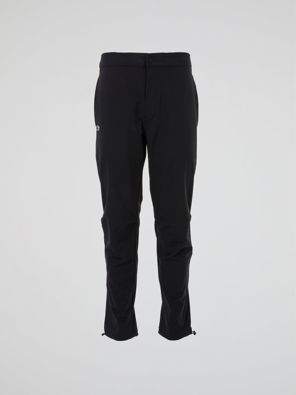 Black Drawstring Track Trousers