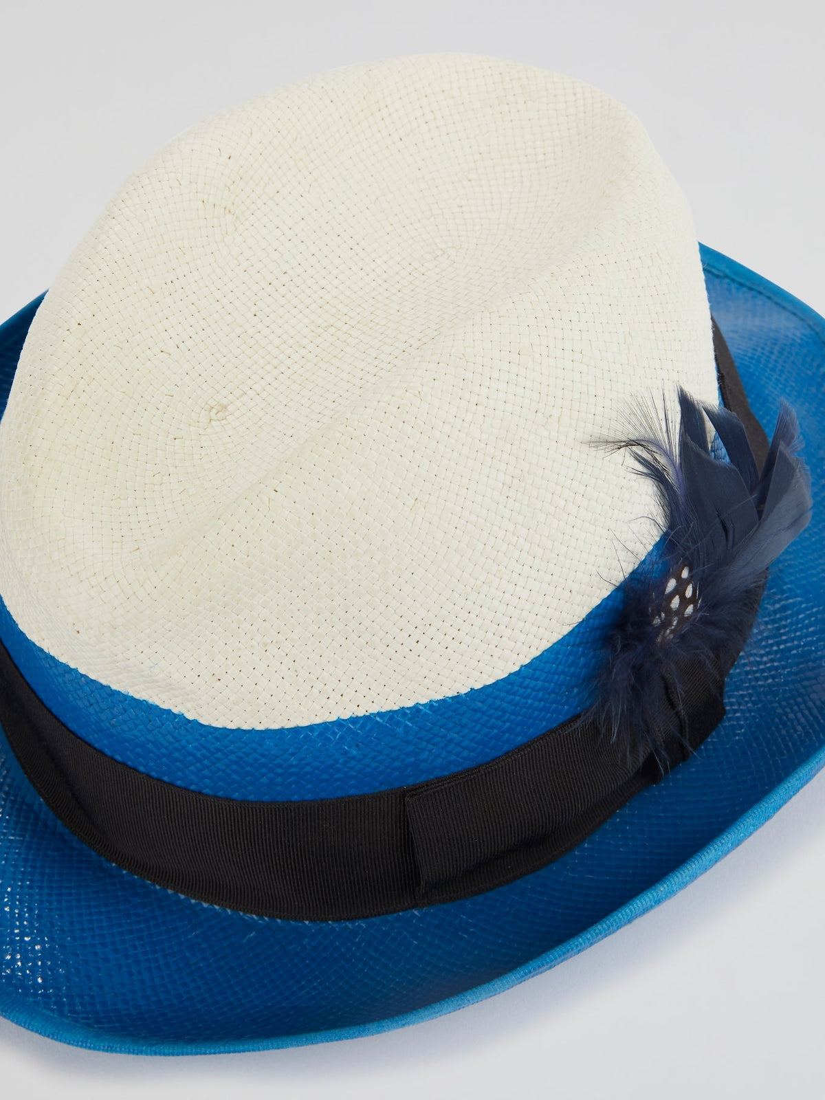 Colour Block Fedora Hat