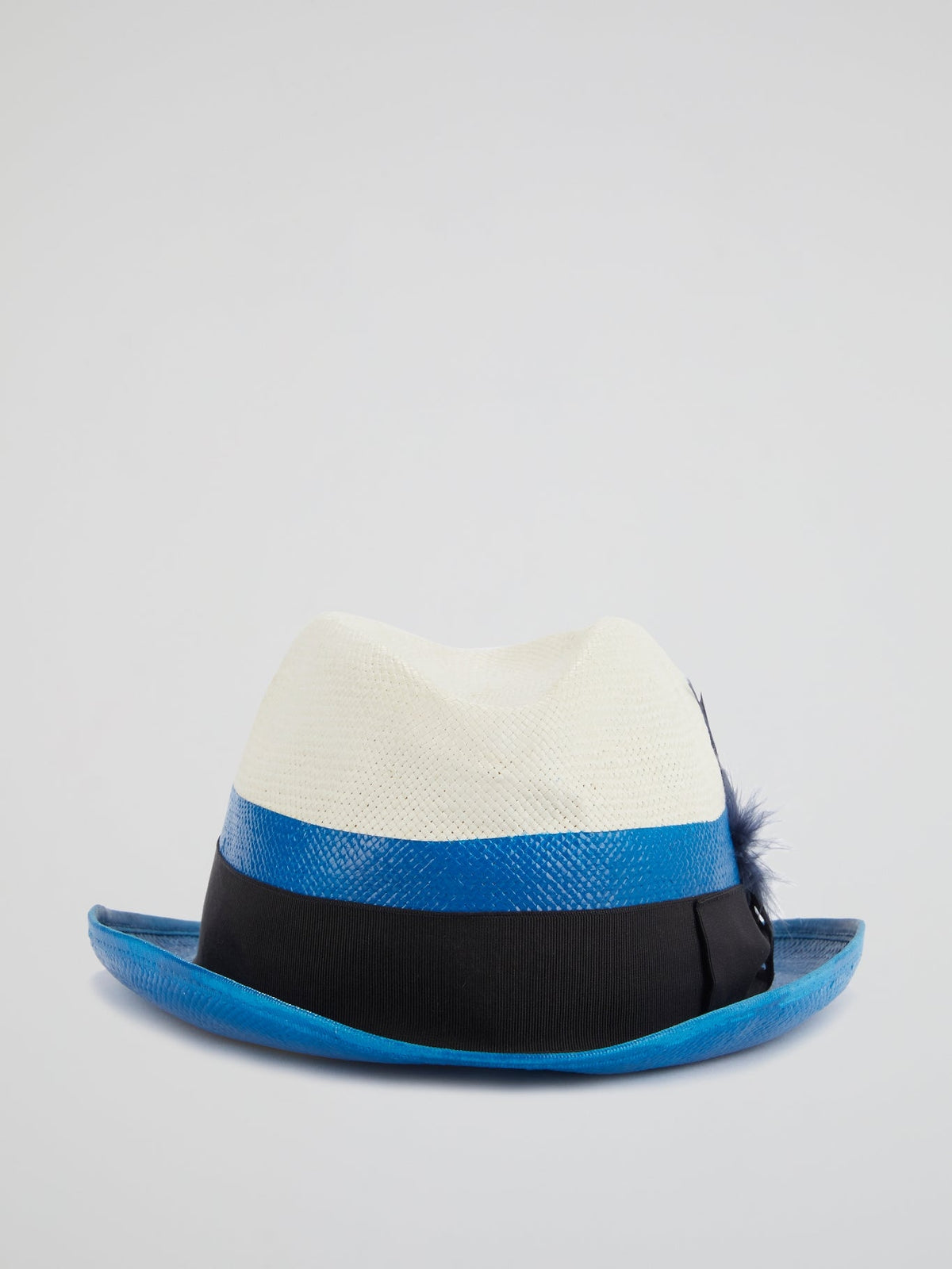 Colour Block Fedora Hat