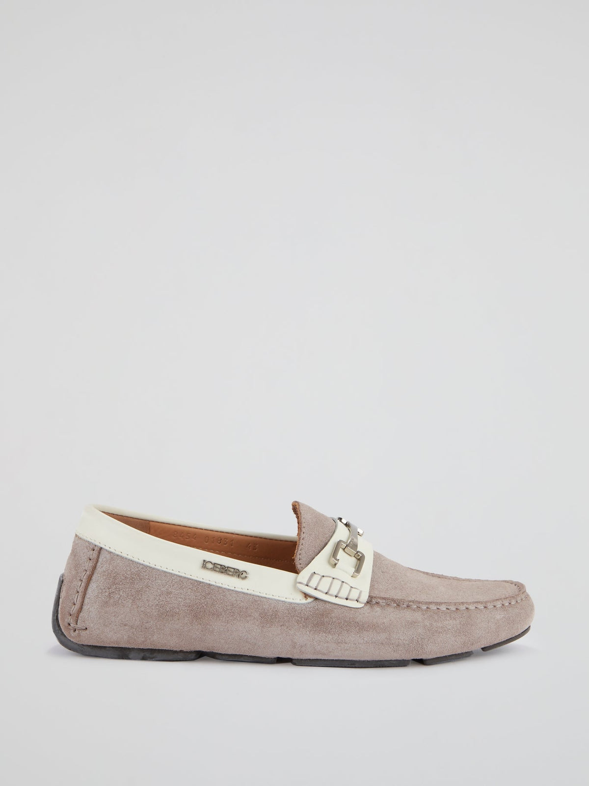 Beige Suede Loafers