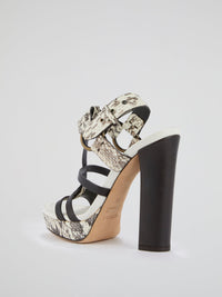 Python Print Cage Sandals