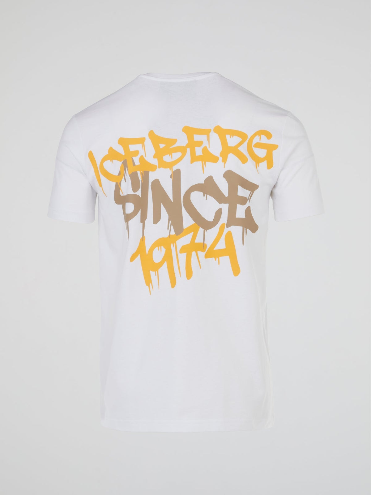 White Graffiti Print T-Shirt