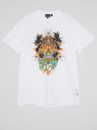 White Printed T-Shirt