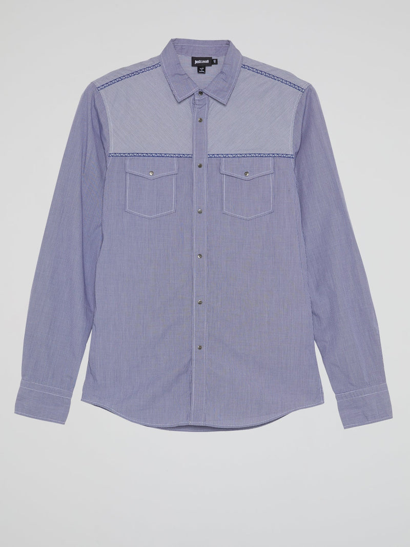 Purple Yoke Shirt