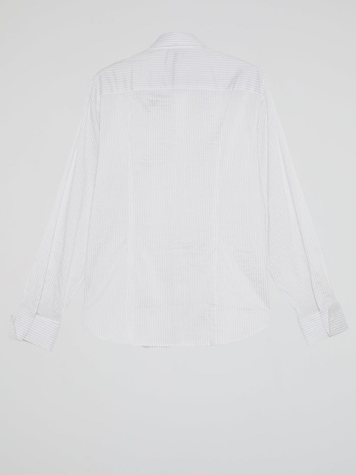 White Pinstripe Shirt