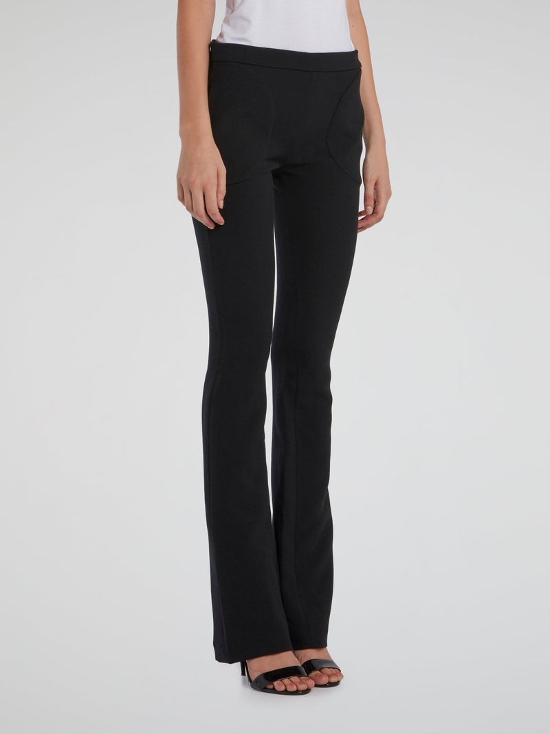 Black Flared Pants