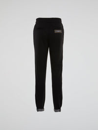 Black Logo Edge Trousers