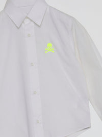 White Long Sleeve Shirt (Kids)