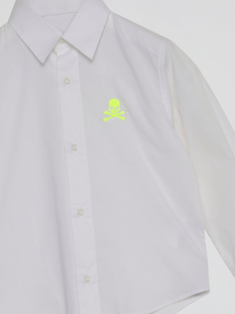 White Long Sleeve Shirt (Kids)