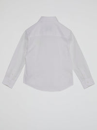 White Long Sleeve Shirt (Kids)