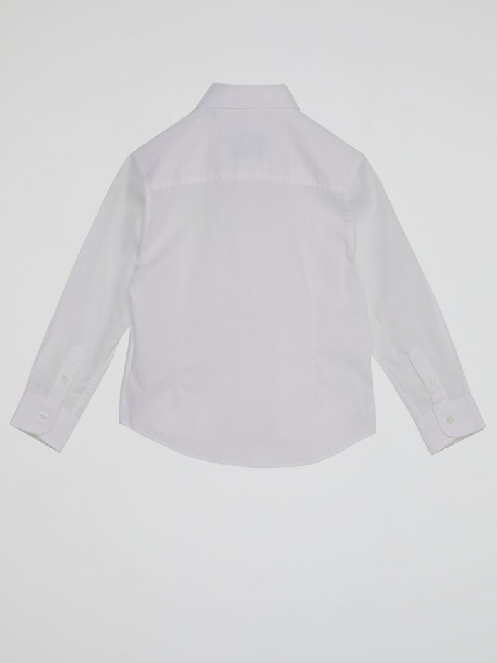 White Long Sleeve Shirt (Kids)