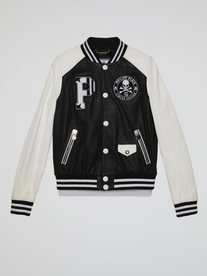 Contrast Varsity Jacket (Kids)