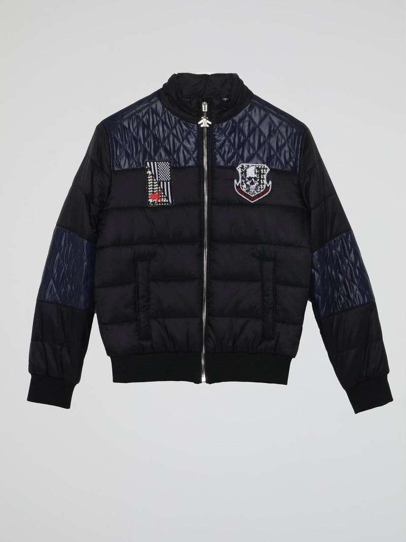 Black Quilted Jacket (Kids)