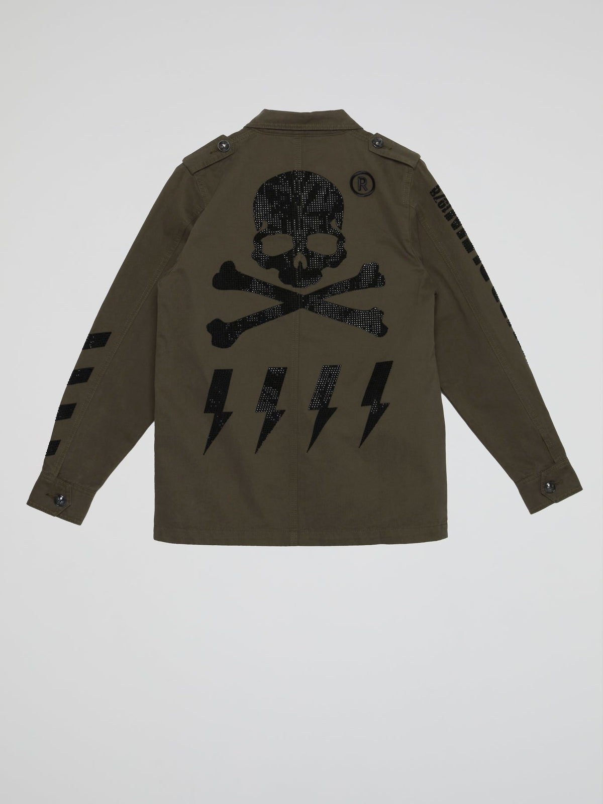 Olive Skull Parka (Kids)