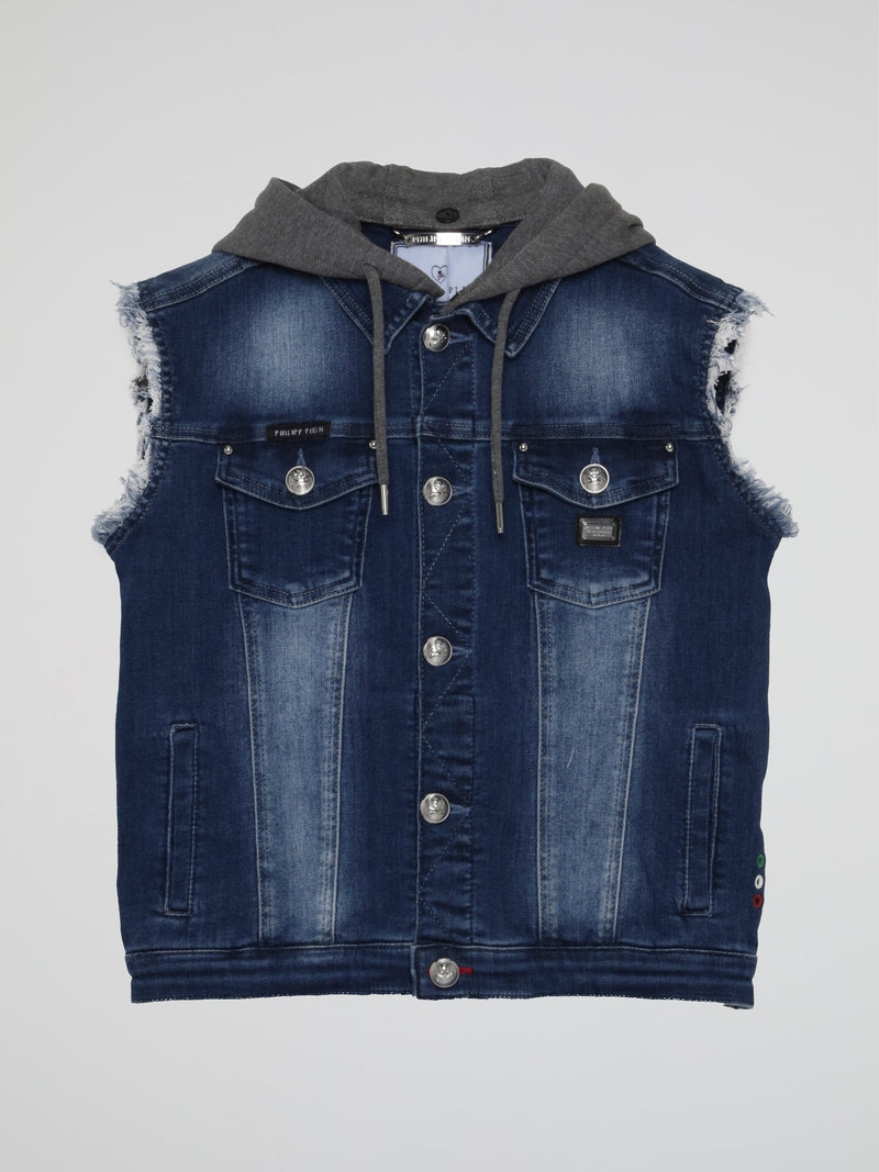 Frayed Denim Vest (Kids)