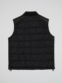 Black Quilted Short Vest (Kids)