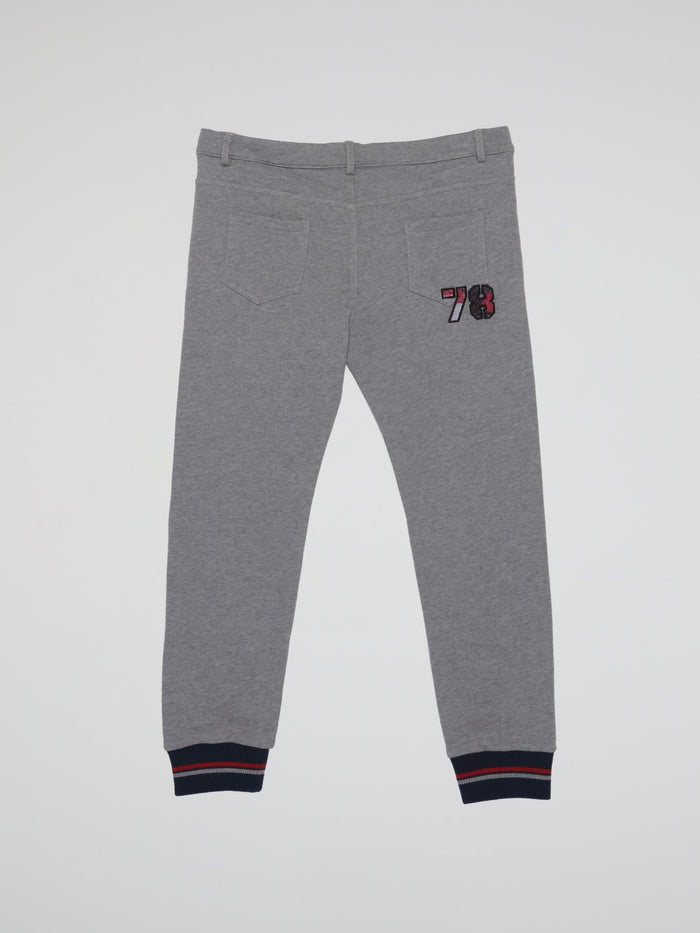 PP78 Grey Stripe Edge Trousers (Kids)