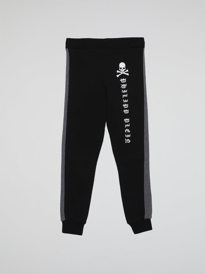 Gothic Plein Black Jogging Trousers (Kids)