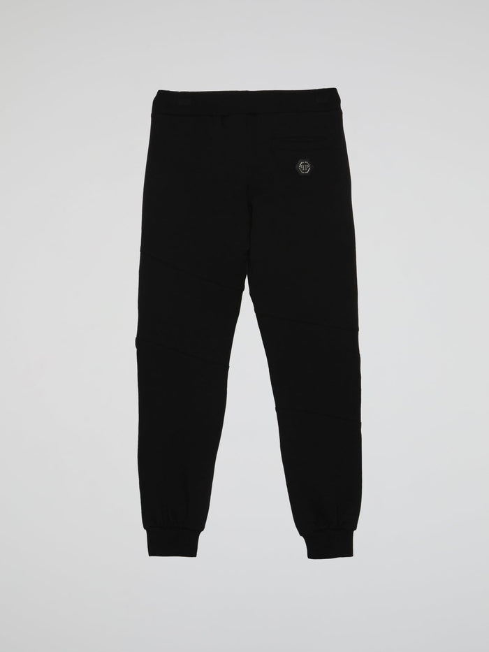 Black Logo Statement Jogging Trousers (Kids)