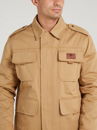 Brown Cargo Jacket