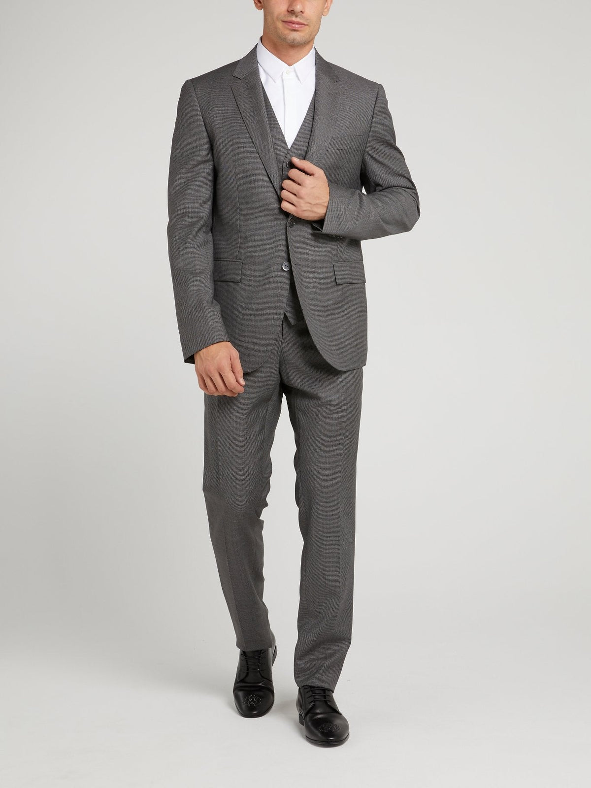 Grey Two-Button Suit