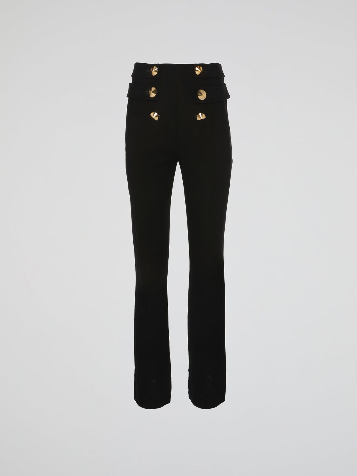 Black Sailor Button Pants