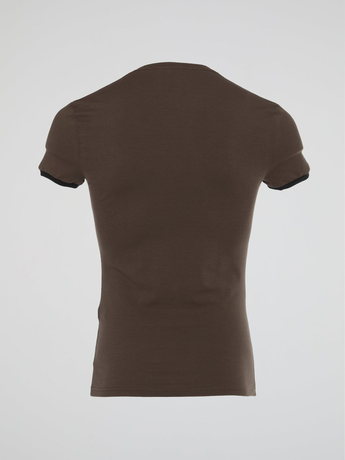 Brown V-Neck Logo Undershirt