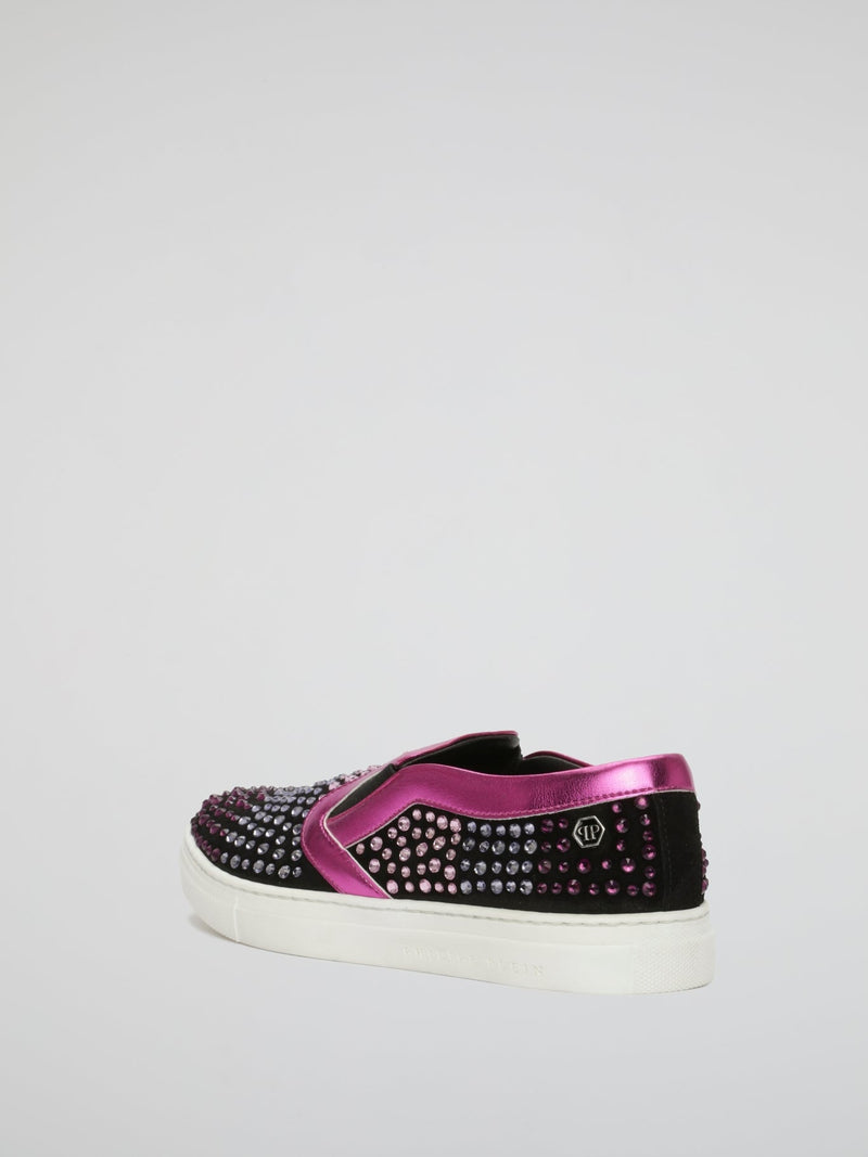 Neon Panel Slip On Sneakers (Kids)