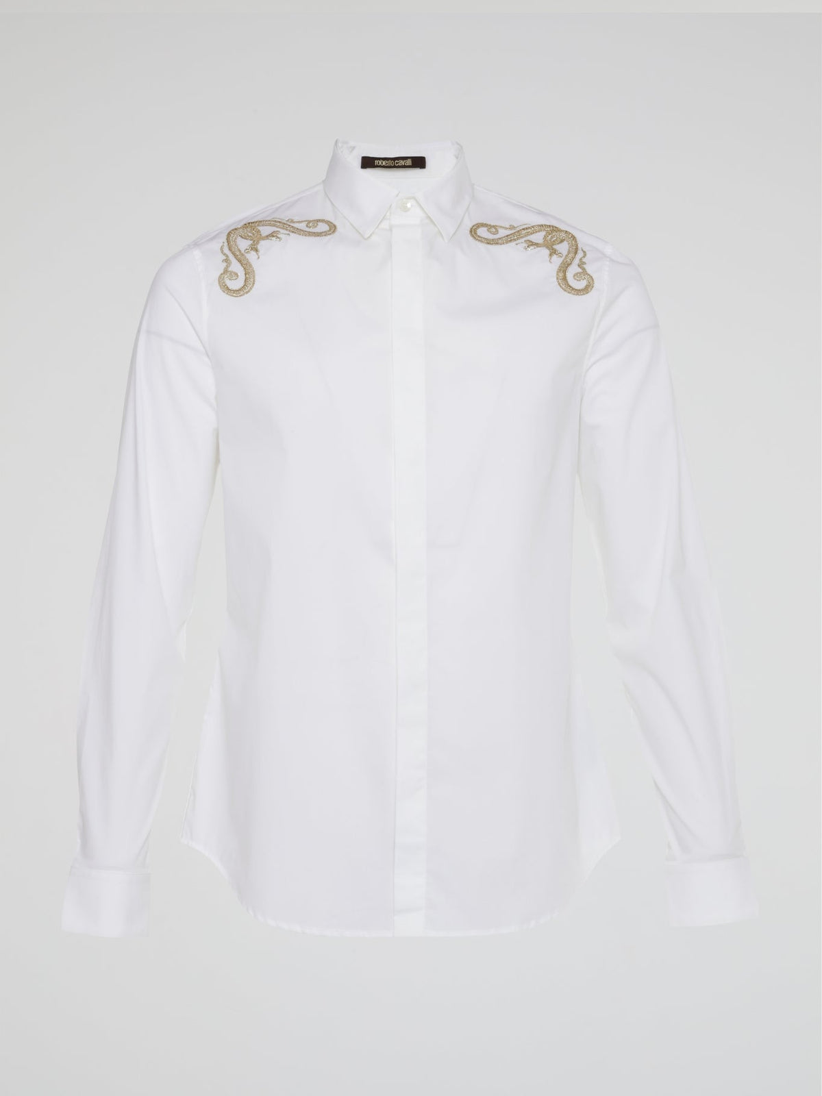 White Embroidered Shirt