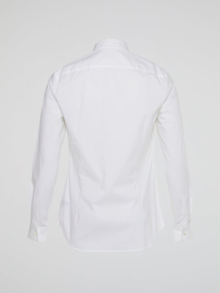 White Embroidered Shirt