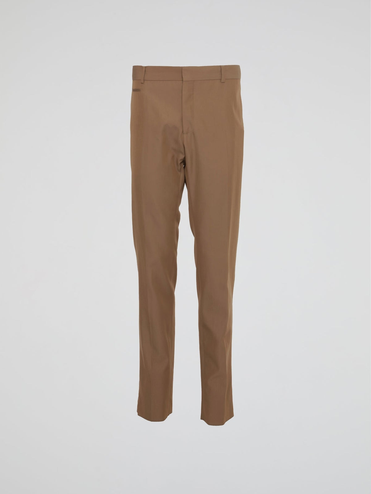 Brown Slim Fit Suit Pants