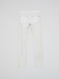 White Slim Fit Jeans